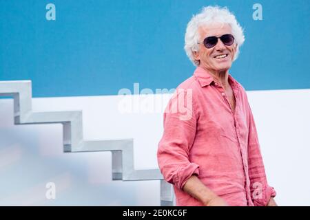 Regisseur und Schauspieler Jean-Luc Moreau präsentiert Eric Assous' Stück 'Les Conjoints' während des Festival de Ramatuelle in Ramatuelle, Frankreich am 10. August 2012. Phot von Cyril Bruneau/ABACAPRESS.COM Stockfoto