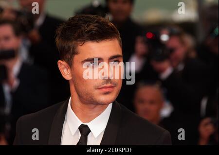 Zac Efron bei der Premiere „At any Price“ während des 69. Filmfestivals in Venedig, das am 31. August 2012 im Palazzo del Cinema in Venedig, Italien, stattfand. Foto von Nicolas Genin/ABACAPRESS.COM Stockfoto