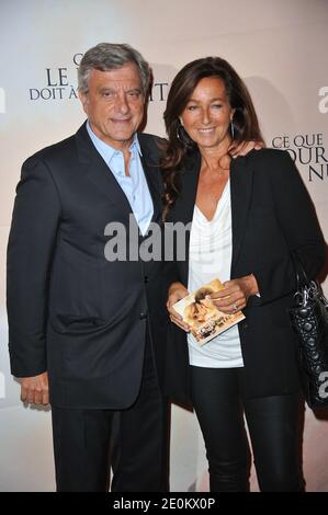Sidney Toledano und seine Frau Katia bei der Premiere von "CE Que Le Jour doit A La Nuit" am Gaumont Marignan Theater in Paris, Frankreich am 3. September 2012. Foto von Giancarlo Gorassini/ABACAPRESS.COM Stockfoto