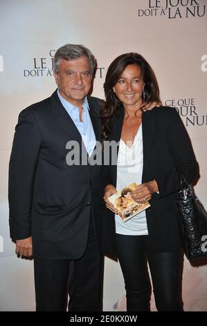 Sidney Toledano und seine Frau Katia bei der Premiere von "CE Que Le Jour doit A La Nuit" am Gaumont Marignan Theater in Paris, Frankreich am 3. September 2012. Foto von Giancarlo Gorassini/ABACAPRESS.COM Stockfoto