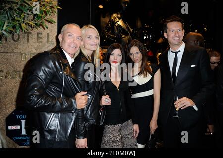 Delphine Chaneac , Melissa Mars, Jean Claude Jitrois,Sarah Marshall und Sam Bobino bei der 4. Vogue Fashion Night in Paris, Frankreich, am 6. September 2012. Foto von Alban Wyters/ABACAPRESS.COM Stockfoto