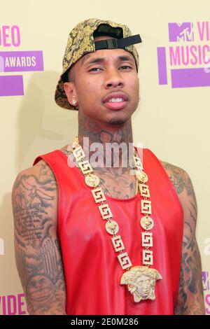 Tyga bei den „TV Video Music Awards 2012“, die am 6. September 2012 im Staples Center in Los Angeles, CA, USA, verliehen wurden. Foto von Krista Kennel/ABACAPRESS.COM Stockfoto