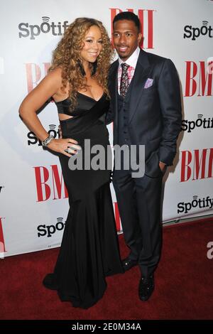 Mariah Carey und ihr Mann Nick Cannon kommen zu den 12. Jährlichen BMI Urban Music Awards, die am 07. September 2012 im Saban Theater in Beverly Hills, Los Angeles, CA, USA, stattfinden. Foto von Tony DiMaio/ABACAPRESS.COM Stockfoto