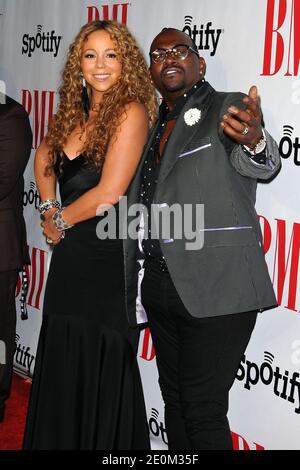 Mariah Carey und Randy Jackson kommen zu den 12. Jährlichen BMI Urban Music Awards, die am 07. September 2012 im Saban Theater in Beverly Hills, Los Angeles, CA, USA, stattfinden. Foto von Tony DiMaio/ABACAPRESS.COM Stockfoto