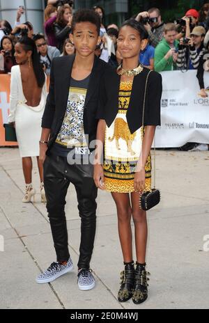 Jaden Smith und Willow Smith besuchen die Vorführung "Free Angela & All Political Prisoners" während des 37. Toronto International Film Festival TIFF, in Toronto, Kanada am 9. September 2012. Foto von Lionel Hahn/ABACAPRESS.COM Stockfoto