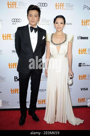 Dong-Gun Jang und Ziyi Zhang besuchen die Vorführung von 'Dangerous Liaisons' während des 37. Toronto International Film Festival TIFF, in Toronto, Kanada am 10. September 2012. Foto von Lionel Hahn/ABACAPRESS.COM Stockfoto