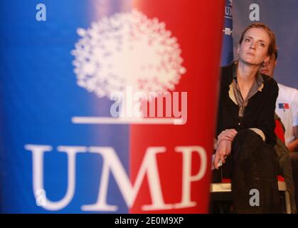Nathalie Kosciusko-Morizet beim Parteitag der UMP in Samoens, Frankreich, am 15. September 2012. Am 18. Und 25. November werden die 5 Kandidaten für den Chef der Oppositionspartei und die Wahl Jean Francois Cope vertreten durch Luc Chatel, Nathalie Kosciusko-Morizet, Bruno Le Maire, Henri Guaino und Francois Fillon stattfinden. Foto von Vincent Dargent/ABACAPRESS.COM Stockfoto