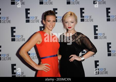 Francesca Eastwood und Lorie bei der E! Unterhaltung TV-Kanal Party in Paris, Frankreich am 19. September 2012. Foto von Alban Wyters/ABACAPRESS.COM Stockfoto