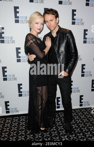 Francesca Eastwood und Tyler Shields nehmen an der E! Unterhaltung TV-Kanal Party in Paris, Frankreich am 19. September 2012. Foto von Alban Wyters/ABACAPRESS.COM Stockfoto