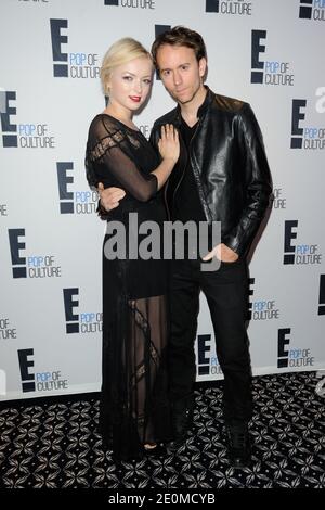 Francesca Eastwood und Tyler Shields nehmen an der E! Unterhaltung TV-Kanal Party in Paris, Frankreich am 19. September 2012. Foto von Alban Wyters/ABACAPRESS.COM Stockfoto