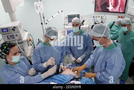 Roboter-assistierte Chirurgie, Griechenland Stockfoto