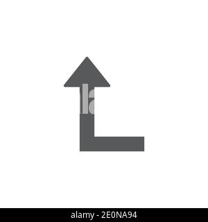 Vektor mit Pfeilsymbole. Pfeilsymbole und Symbole. Auf weißem Hintergrund Stock Vektor
