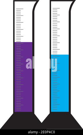 Labor Glas Symbol .... Labor Kolben Symbol Vektor. Kolben Vektor Grafik Illustration, Labor Glas Symbol Stock Vektor