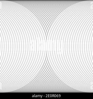 Arabesque Hintergrund skalierbares Kugelelement von innen schwarz auf transparent Hintergrund Stock Vektor