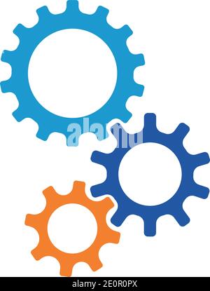 Gang Logo Vorlage Vektor icon Abbildung design Stock Vektor