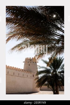 Bild aus Al Jahili Fort Stockfoto