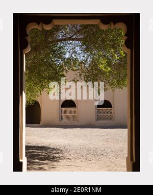 Bild aus Al Jahili Fort Stockfoto