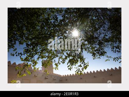 Bild aus Al Jahili Fort Stockfoto