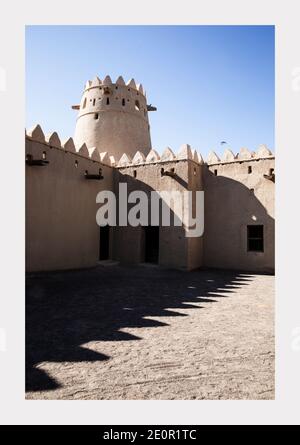 Bild aus Al Jahili Fort Stockfoto