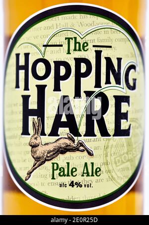 Dachs Hopping Hare Ale Stockfoto