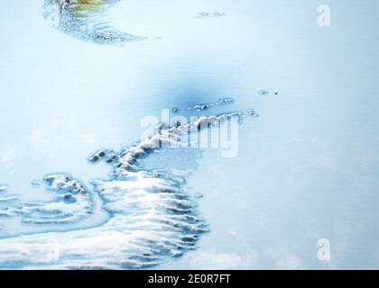 Antarktische Halbinsel, Klimawandel. Kontinent Antarktis. Geographische Karte, Orographie des Geländes. Argentinien und Chile. Schmelzendes Eis, Eisberg Stockfoto