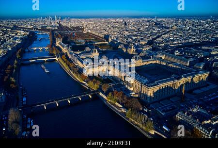 Frankreich, Paris (75), UNESCO-Weltkulturerbe, Louvre und seine Stockfoto