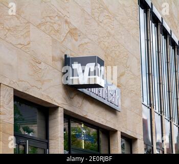 Furth, DEUTSCHLAND : Volksbank Filiale. Die Volksbank wurde 1850 gegründet Stockfoto