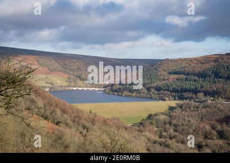 Ladybower Vorratsbehälter, Derbyshire, UK Stockfoto