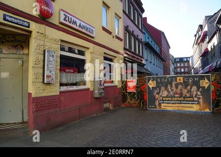 Eingang Herbertstraße Stockfoto