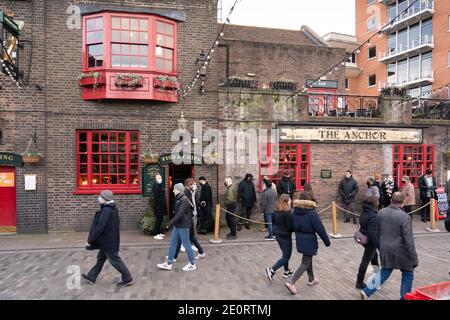 Bankside London Stockfoto