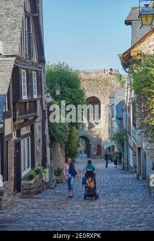 Blick um Dinan Stockfoto