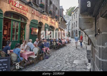 Blick um Dinan Stockfoto