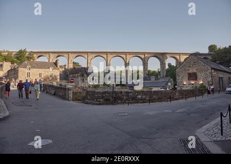 Blick um Dinan Stockfoto