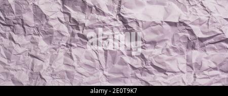 Zerknitterte Papiertextur oder Hintergrund Stockfoto