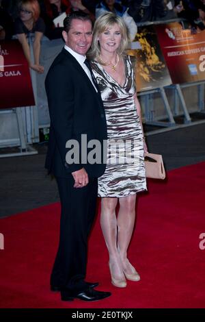 Grant Bovey und Anthea Turner bei der Premiere von "Crossfire Hurricane" im Rahmen des 56. BFI London Film Festival am Odeon Leicester Square in London, Großbritannien am 18. Oktober 2012. Foto von Aurore Marechal/ABACAPRESS.COM Stockfoto