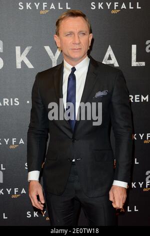 Daniel Craig bei der jüngsten Premiere von James Bond Skyfall auf der UGC Normandie in Paris, Frankreich, am 24. oktober 2012. Foto von Nicolas Briquet/ABACAPRESS.COM Stockfoto