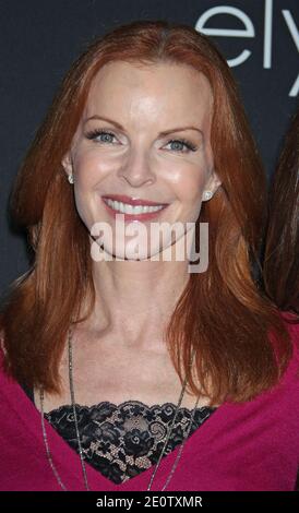 Marcia Cross kommt zur 8. Jährlichen Pink Party für das Cedars-Sinai Women's Cancer Program, die am 27. Oktober 2012 in Hanger 8 am Santa Monica Airport in Santa Monica, Los Angeles, CA, USA, stattfand. Foto von Baxter/ABACAPRESS.COM Stockfoto