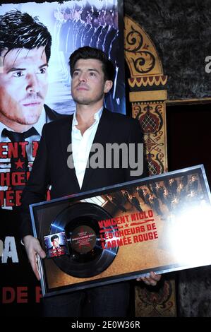 Vincent Niclo, der am 05. November 2012 an der Party teilnahm, um sein Platin-Album in Raspuutine in Paris zu feiern. Foto von Aurore Marechal/ABACAPRESS.COM Stockfoto