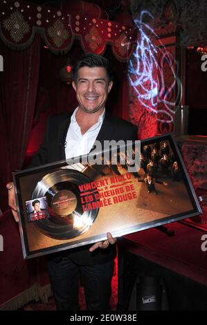 Vincent Niclo, der am 05. November 2012 an der Party teilnahm, um sein Platin-Album in Raspuutine in Paris zu feiern. Foto von Aurore Marechal/ABACAPRESS.COM Stockfoto