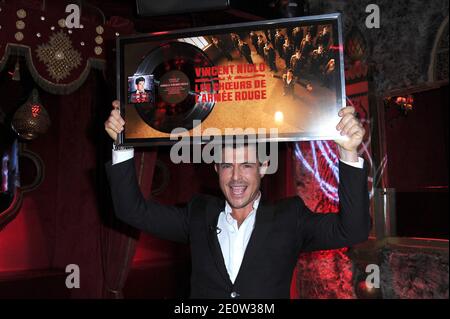 Vincent Niclo, der am 05. November 2012 an der Party teilnahm, um sein Platin-Album in Raspuutine in Paris zu feiern. Foto von Aurore Marechal/ABACAPRESS.COM Stockfoto