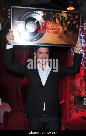 Vincent Niclo, der am 05. November 2012 an der Party teilnahm, um sein Platin-Album in Raspuutine in Paris zu feiern. Foto von Aurore Marechal/ABACAPRESS.COM Stockfoto