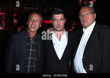 Vincent Niclo und Gerard Louvin nahmen an der Party Teil, um Vincent Niclos Platin-Album am 05. November 2012 in Raspuutine in Paris zu feiern. Foto von Aurore Marechal/ABACAPRESS.COM Stockfoto