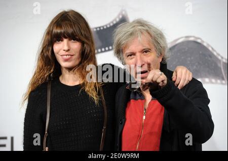 Die Schauspielerin Lou Doillon und der Regisseur Jacques Doillon besuchen den französischen Film 'UN Enfant De Toi' Photocall während des 7. Filmfestivals in Rom am 15. November 2012 in Rom, Italien. Foto von Eric Vandeville/ABACAPRESS.COM Stockfoto