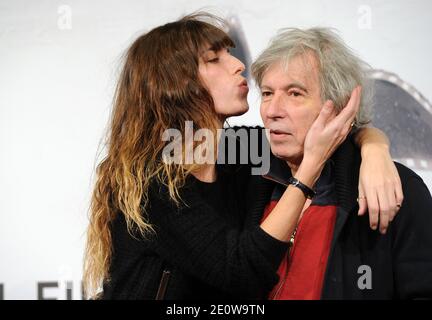 Die Schauspielerin Lou Doillon und der Regisseur Jacques Doillon besuchen den französischen Film 'UN Enfant De Toi' Photocall während des 7. Filmfestivals in Rom am 15. November 2012 in Rom, Italien. Foto von Eric Vandeville/ABACAPRESS.COM Stockfoto