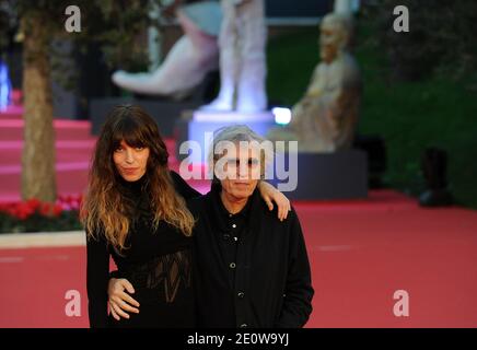 Die Schauspielerin Lou Doillon und der Regisseur Jacques Doillon besuchen den französischen Film 'UN enfants de toi', der am 15. November 2012 während des 7. Filmfestivals in Rom Premiere hatte. Foto von Eric Vandeville/ABACAPRESS.COM Stockfoto