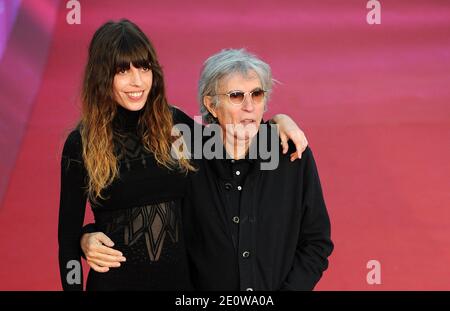 Die Schauspielerin Lou Doillon und der Regisseur Jacques Doillon besuchen den französischen Film 'UN enfants de toi', der am 15. November 2012 während des 7. Filmfestivals in Rom Premiere hatte. Foto von Eric Vandeville/ABACAPRESS.COM Stockfoto