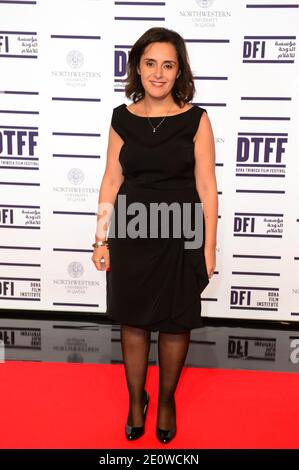 Die ägyptische Regisseurin Maggie Morgan posiert beim 4. Doha TriBeCa Film Festival am 18. November 2012 in Doha, Katar. Foto von Ammar Abd Rabbo/ABACAPRESS.COM Stockfoto