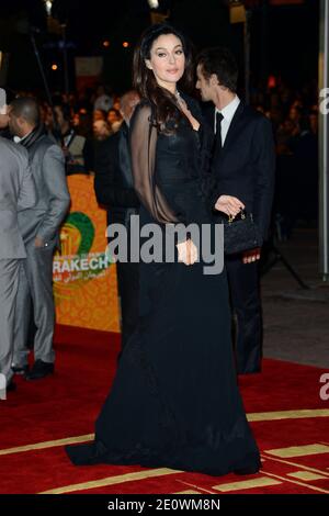 Monica Bellucci nimmt an der Vorführung von Jab Tak Hai Jaan im Rahmen des 12. Marrakech Film Festival, Marokko am 1. Dezember 2012 Teil. Foto von Nicolas Briquet/ABACAPRESS.COM Stockfoto