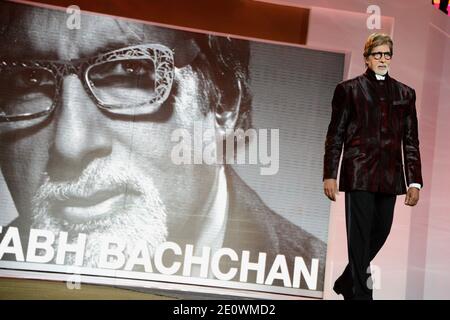 Amitabh Bachchan bei der Hommage an das Hindi-Kino im Rahmen des 12. Marrakech Film Festival, Marokko am 1. Dezember 2012. Foto von Nicolas Briquet/ABACAPRESS.COM Stockfoto