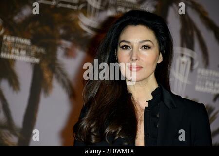 Monica Bellucci posiert bei einer Fotoschau für die Rhino-Saison im Rahmen des 12. Marrakech Film Festival, Marokko am 2. Dezember 2012. Foto von Nicolas Briquet/ABACAPRESS.COM Stockfoto